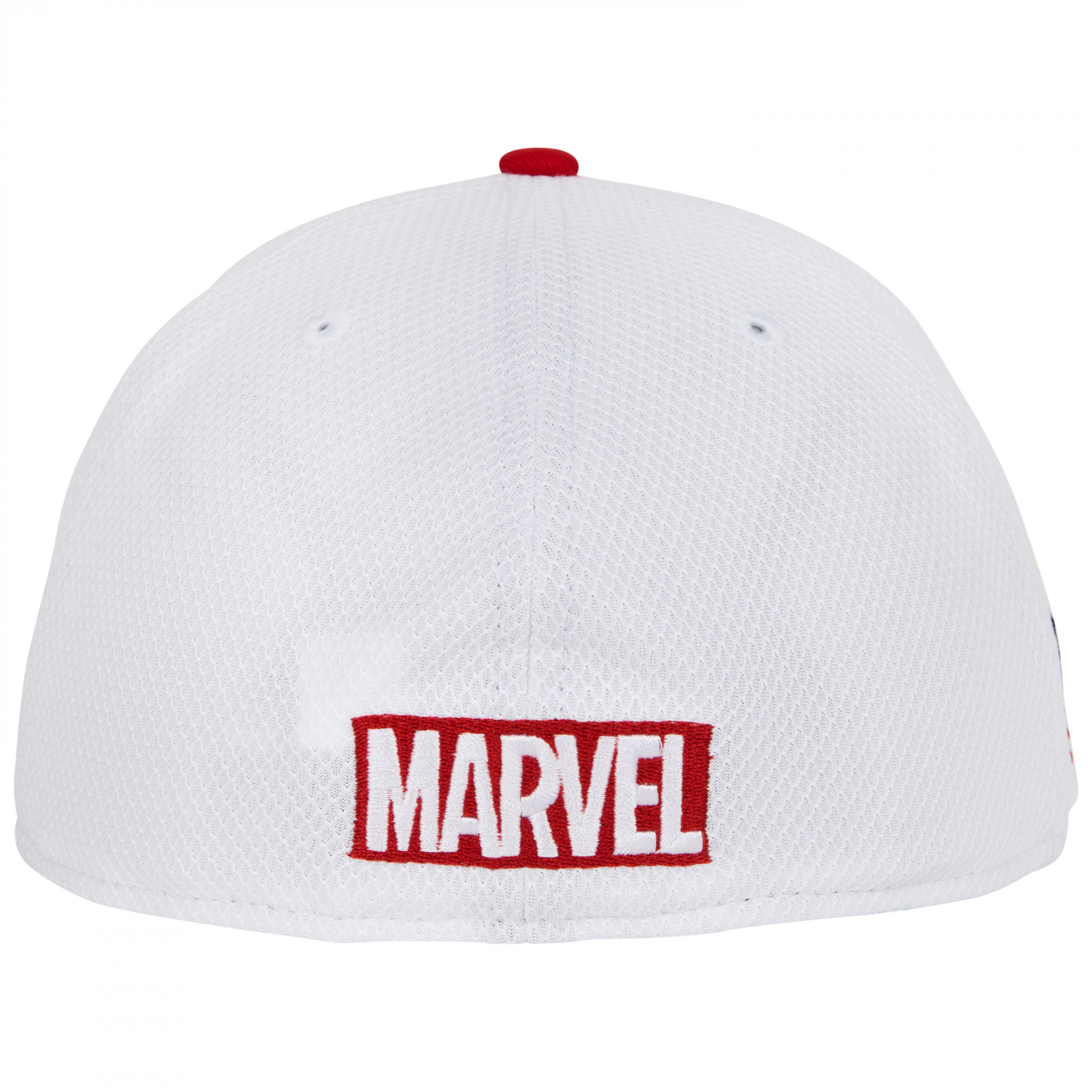Captain America American Flag White Colorway New Era 59Fifty